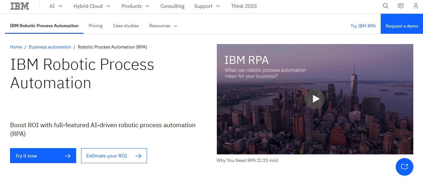 ibm - UiPath Competitors