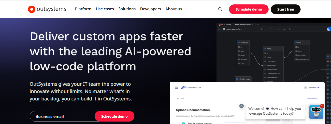 outsystems - UiPath Competitors