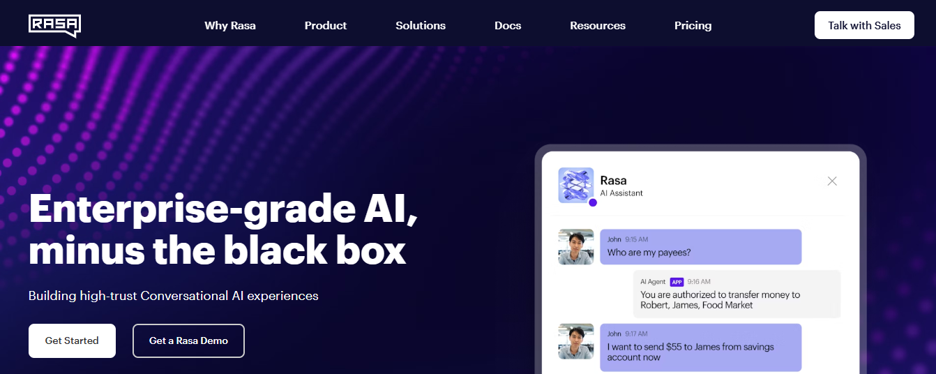 rasa - AI Development Platforms