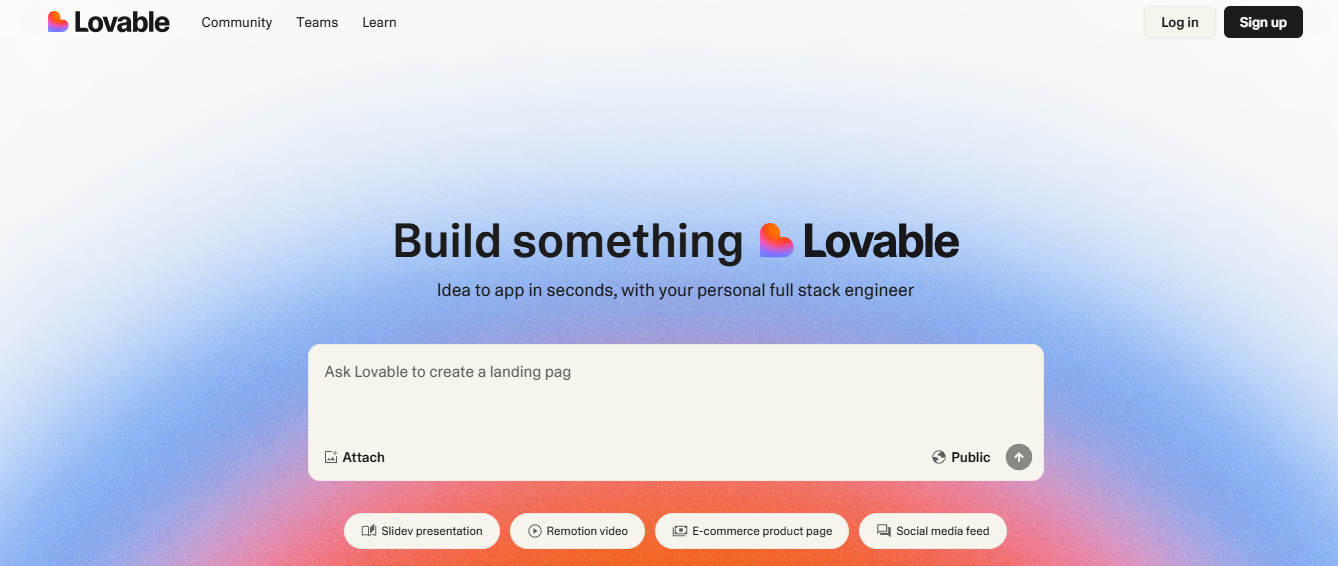 lovable - AI App Builder 