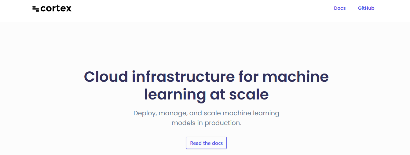 cortex - SageMaker Alternatives
