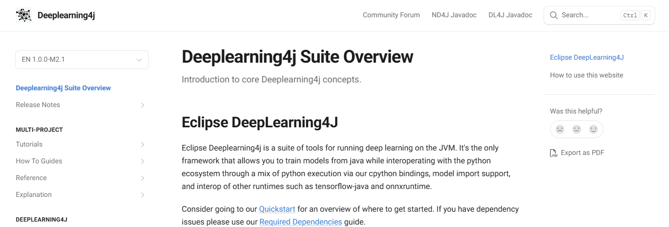 dl4j - AI Frameworks