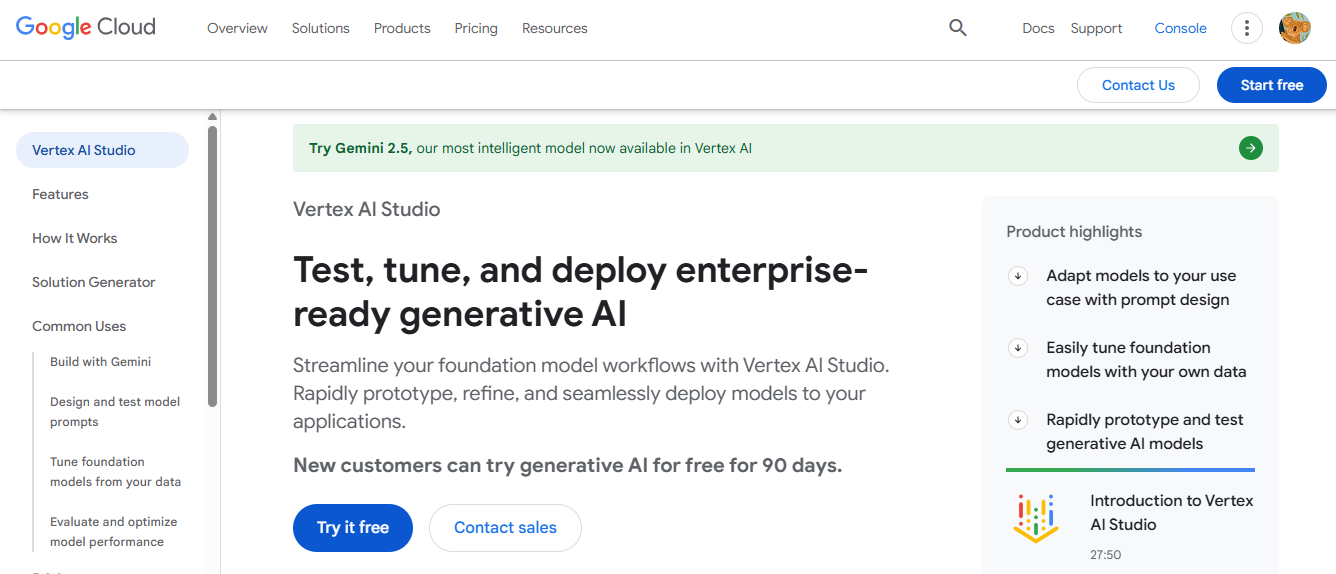 vertex ai - AI Development Platforms