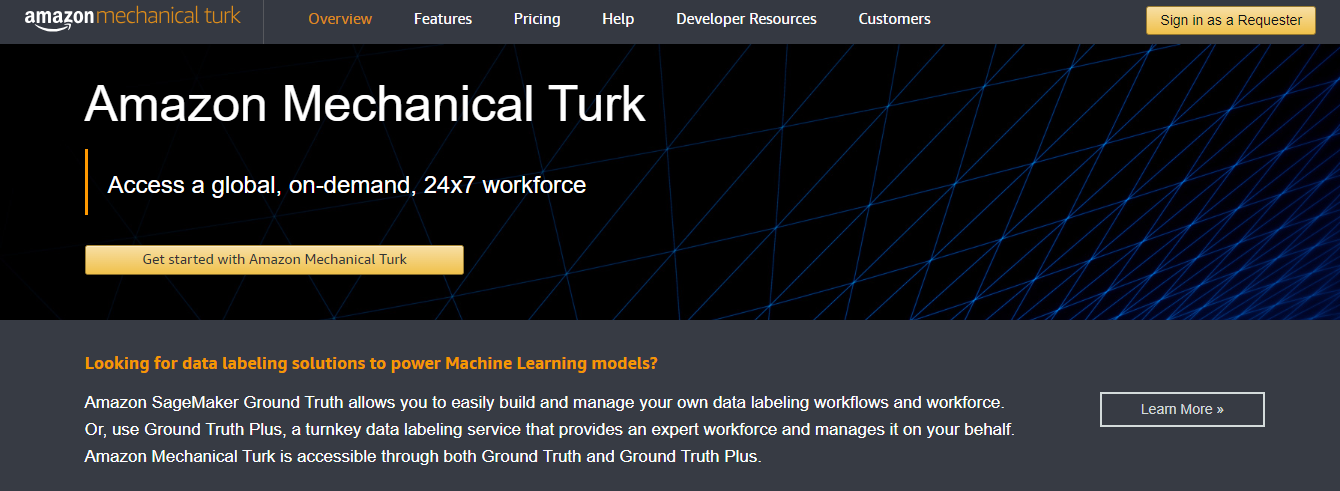 amazon mechanical turk - Generative AI Development Services