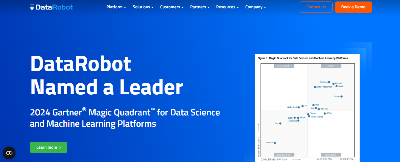 data robot - Enterprise Generative AI Tools