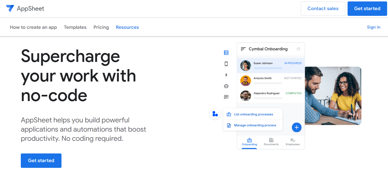 google app sheet - Generative AI Customer Experience Strategy