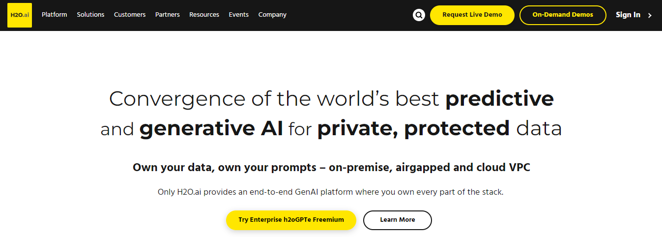 h2o- Generative AI Development Services