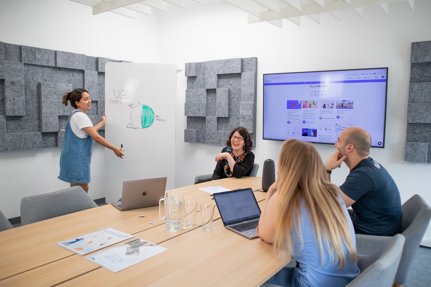 employees in a meeting - Generative AI Automation