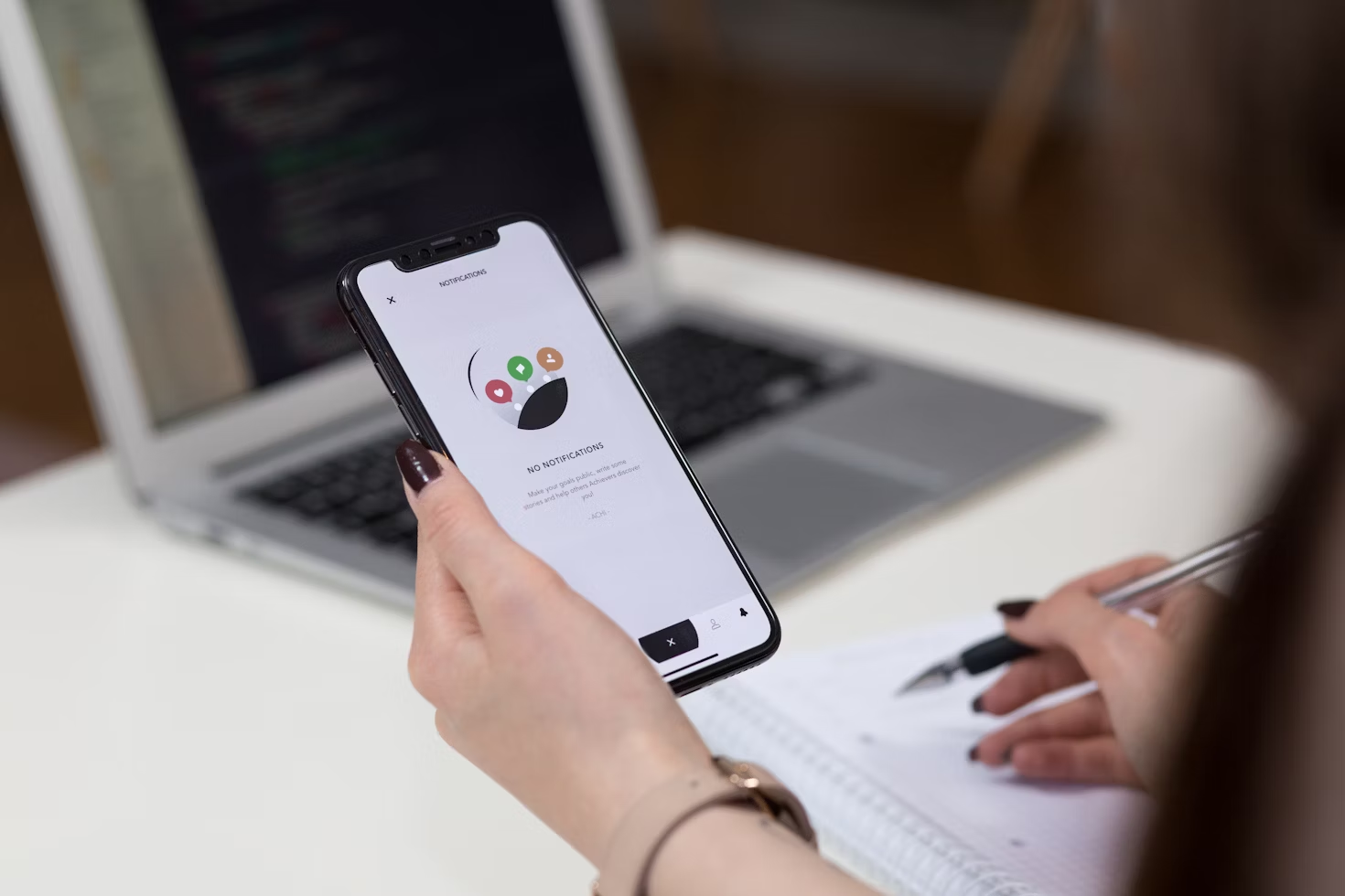 woman holding a phone - Generative AI Customer Experience Strategy