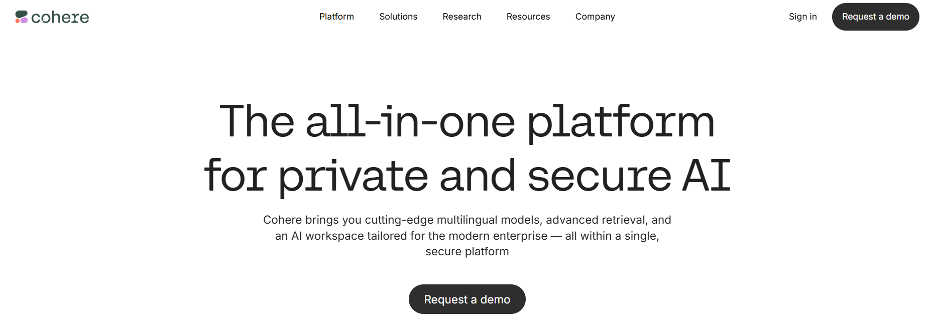 Cohere Generate - Gen AI Platforms