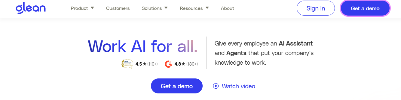 glean ai - Enterprise Generative AI Tools