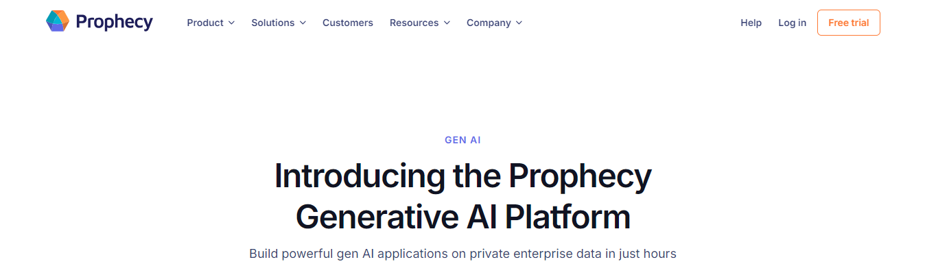 prophecy - Enterprise Generative AI Tools