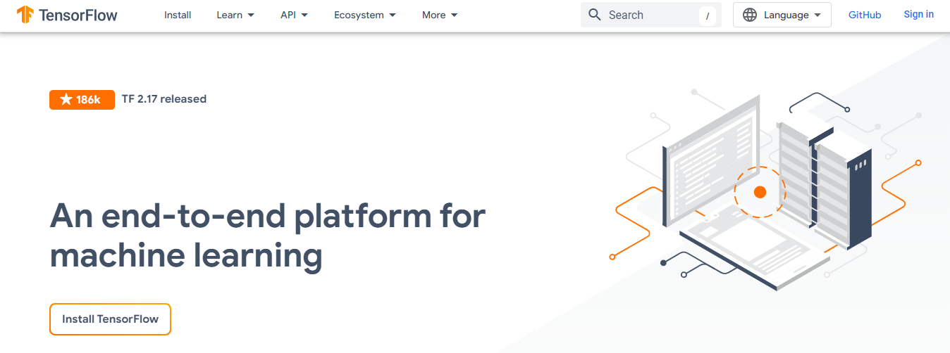 TensorFlow - Top AI Cloud Business Management Platform Tools