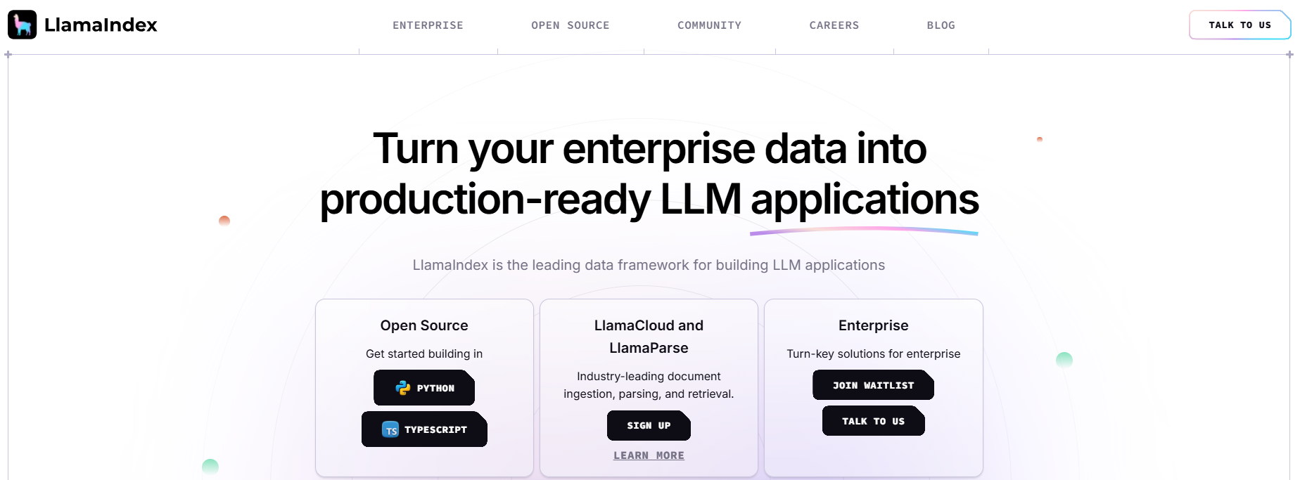 LlamaIndex - LangChain Alternatives