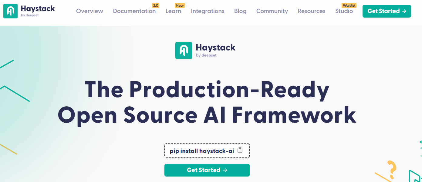 HayStack - LangChain Alternatives