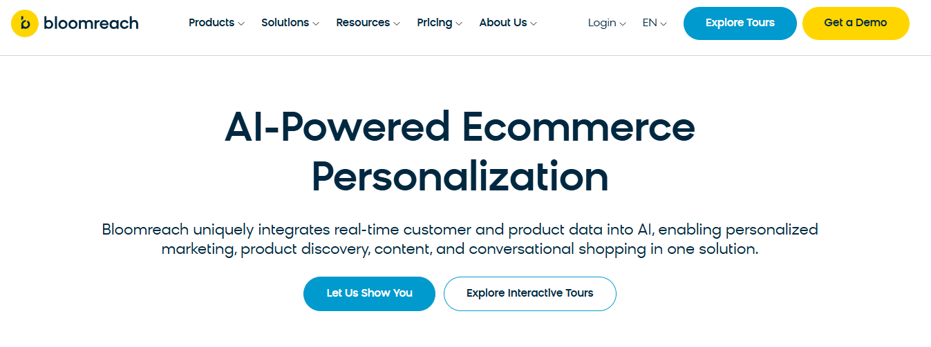 Bloomreach - AI Powered Personalization