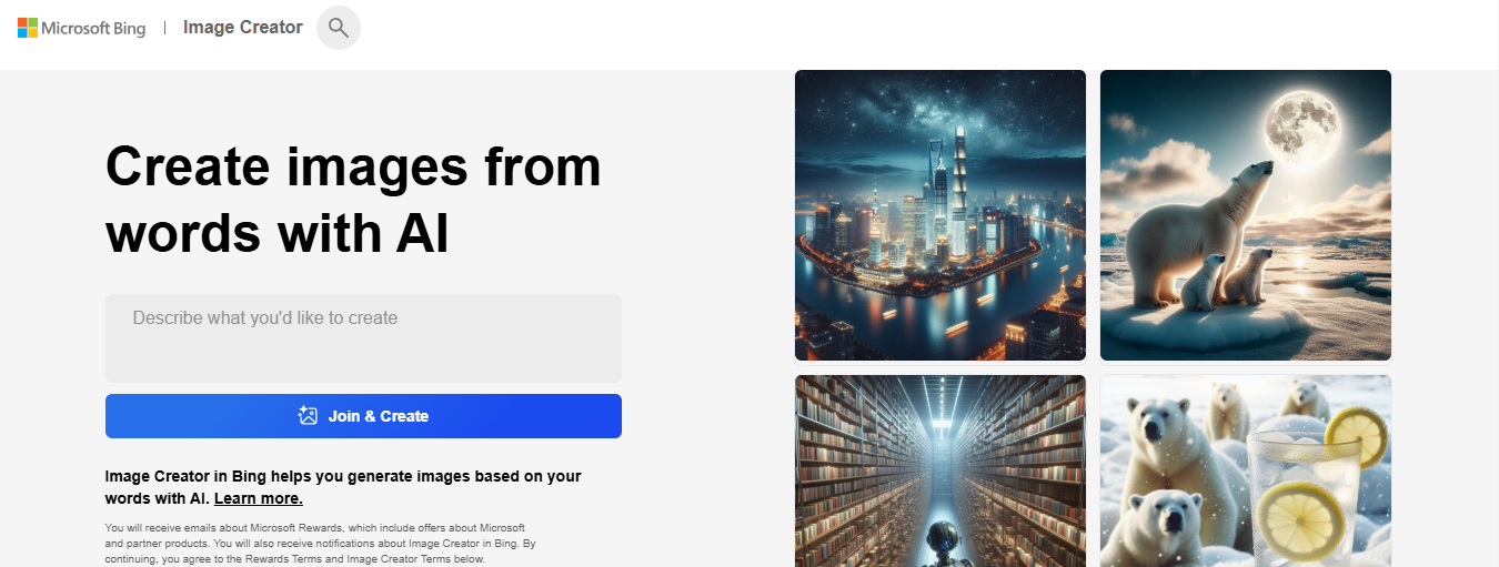 bing image generator - DeepAI Alternatives