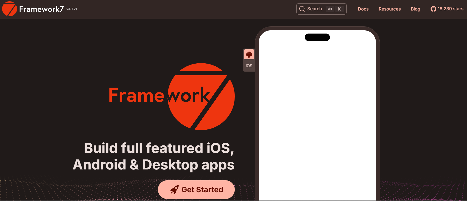 Framework7 - Mobile App Development Frameworks