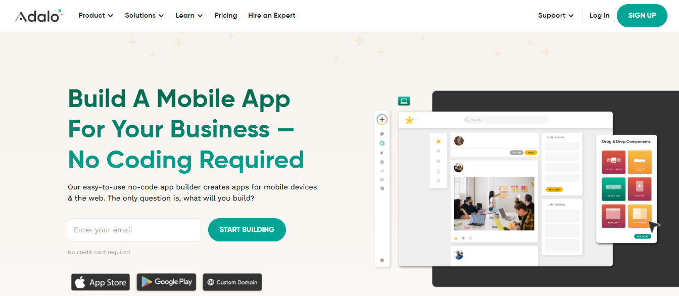 adalo - Best No-Code App Builders
