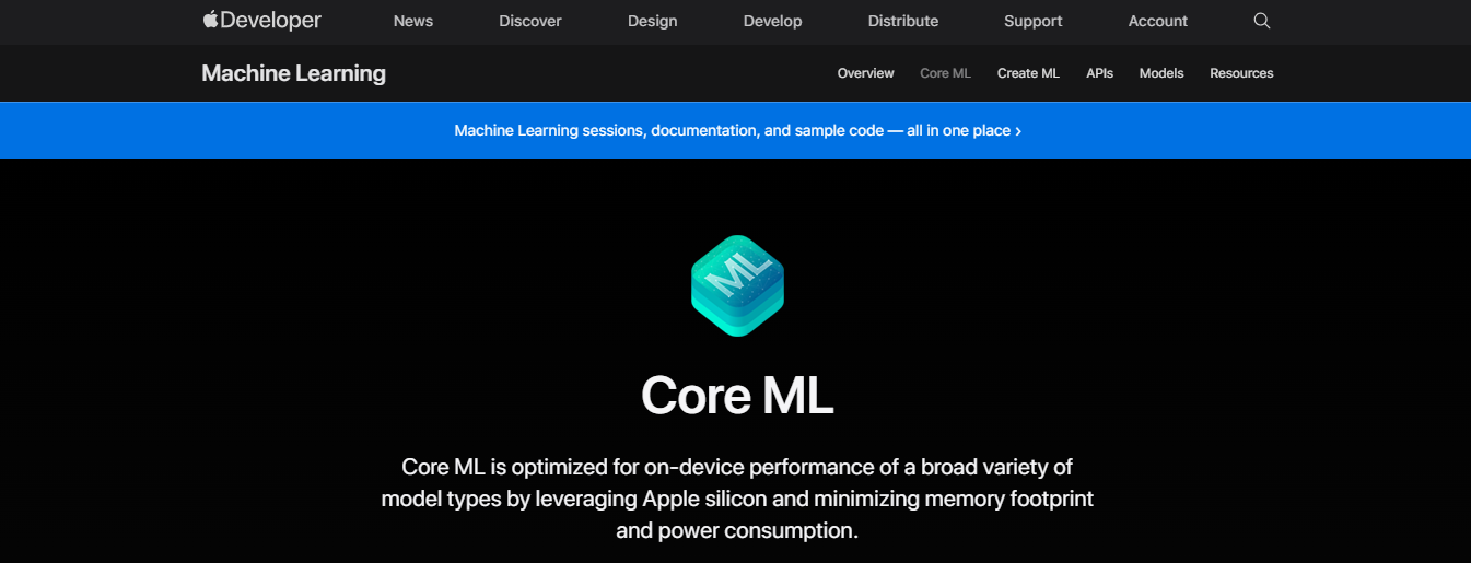 core ml - AI Development Tools