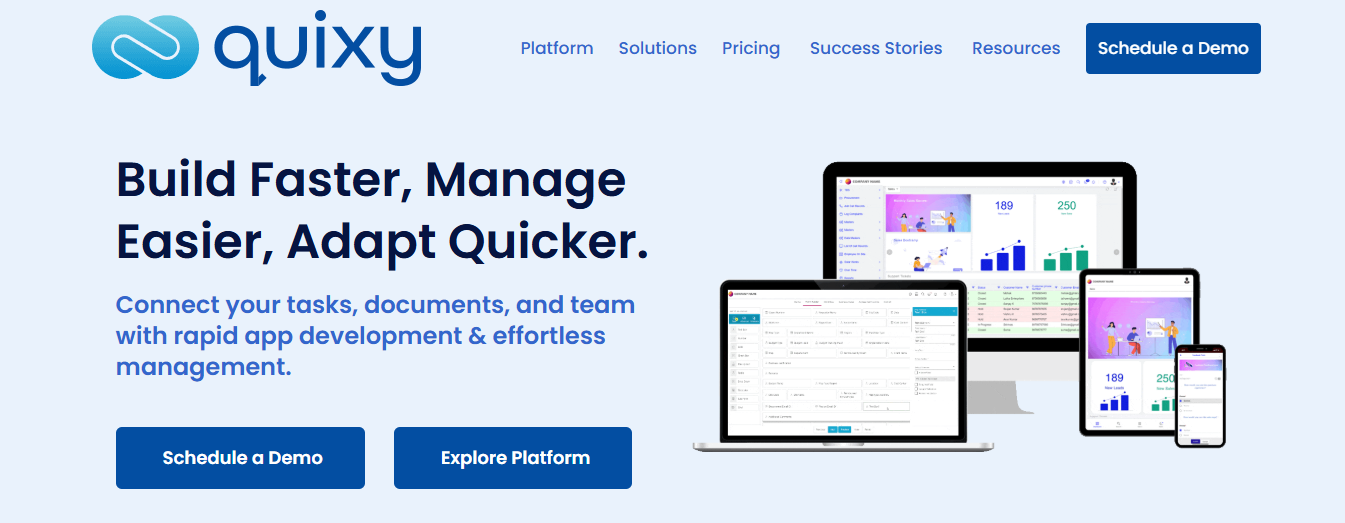 quixy - Rapid Application Development Tools