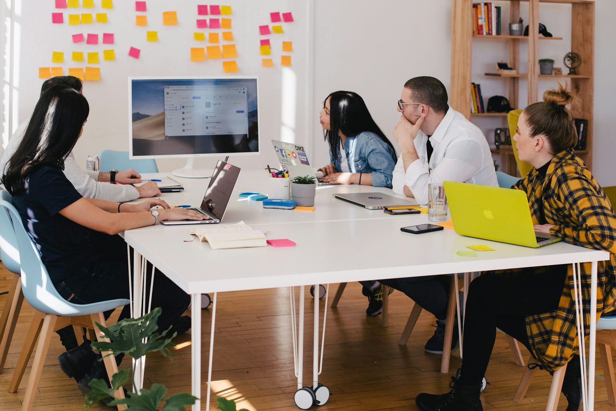 People Talking in Office - AI Application Development