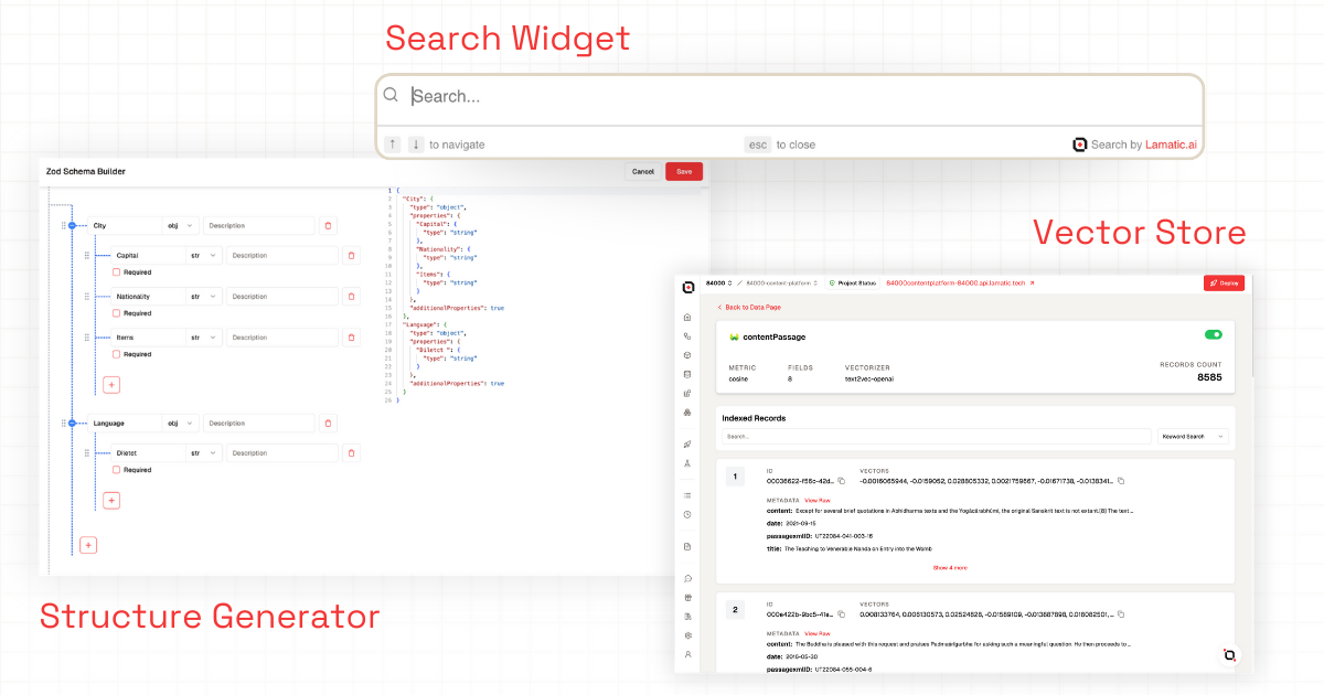 🔍 Search Widget, Structure Generator, Scheduled Jobs and much more in this release.