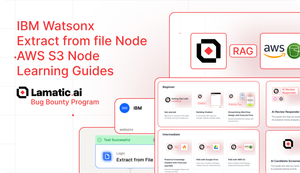 IBM watsonX Models, Improved Data Extraction + S3 integration, Learning Guides and Bug Bounty Program