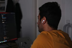 man on a desktop - Best AI Models