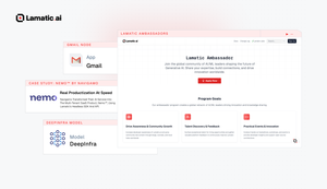 Gmail Integration, DeepInfra Models, Lamatic Ambassador Program