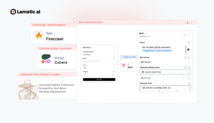 MCP Server, New Cohere Models, Improvements to Firecrawl and Deployments
