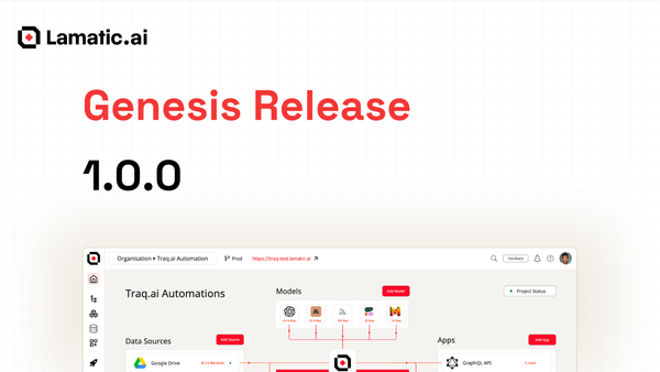 Lamatic.ai Genesis Release - 1.0.0